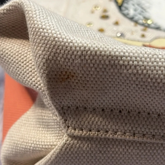 RARE: Coach-Pierre Le Tan Collab Beach Umbrella Canvas Tote with card holder. - Picture 16 of 16